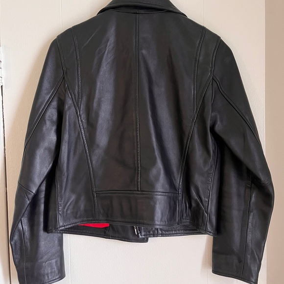 Levi’s Real Leather Classic Moto Jacket - Picture 5 of 6